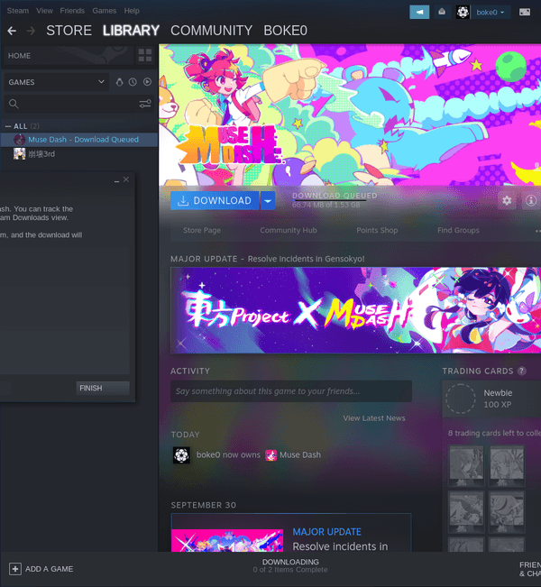 Muse Dashをインストールできる Muse Dashをインストールできる
